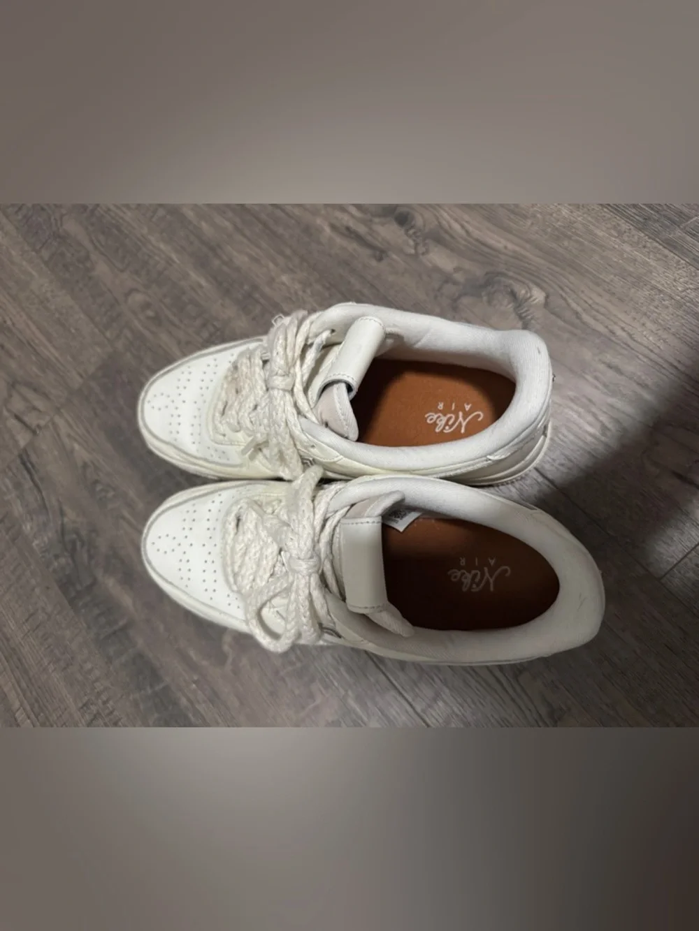 Nike Low-Top Air Force One Sneakers in Off-White
